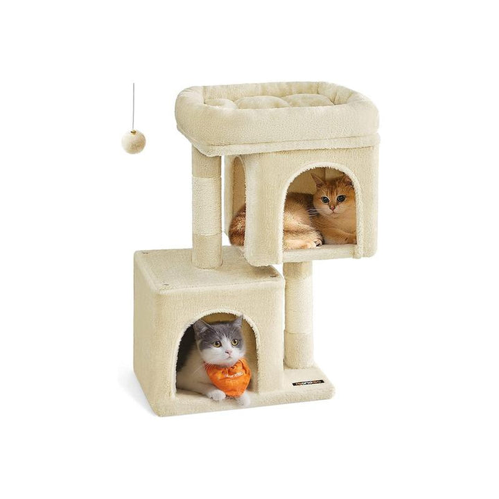 Feandrea Cat Tree with 2 Plush Condos