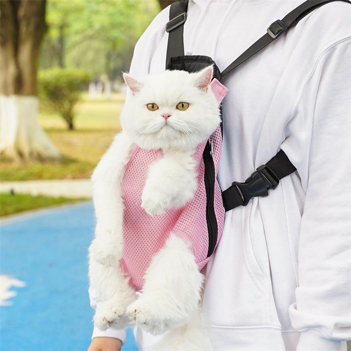 Portable Mesh Pet Carrier, Pet Backpack, Pet Travel Backpack, Suitable for Small Dogs and Cats, Pet Products
