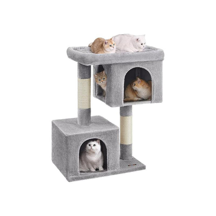 Feandrea Cat Tree with 2 Plush Condos