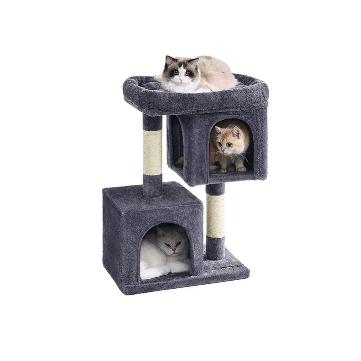 Feandrea Cat Tree with 2 Plush Condos