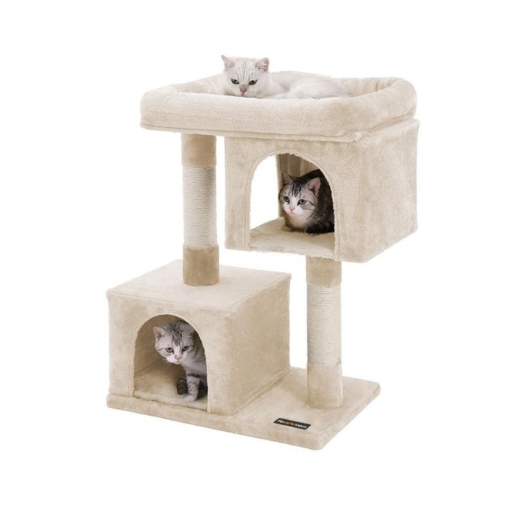 Feandrea Cat Tree with 2 Plush Condos