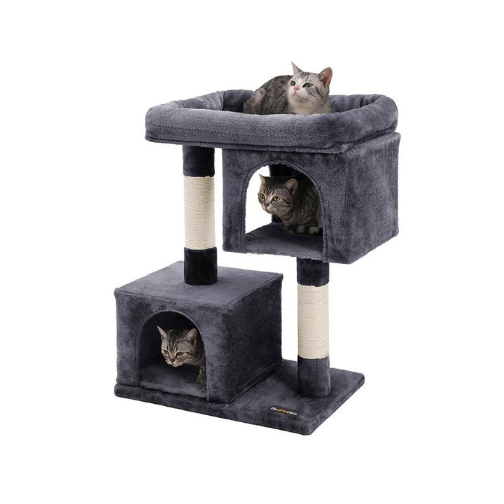 Feandrea Cat Tree with 2 Plush Condos