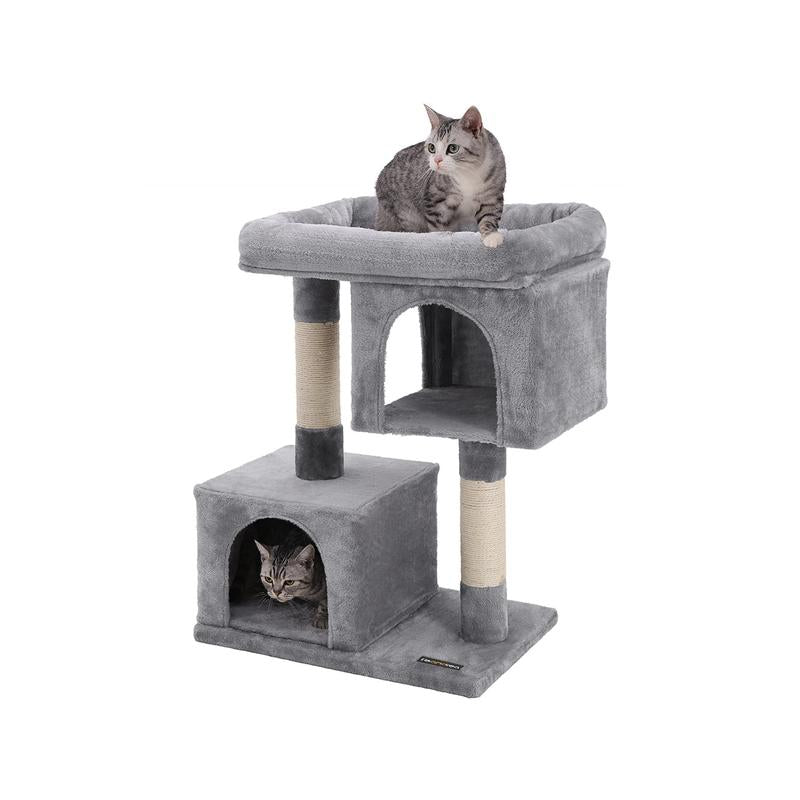 Feandrea Cat Tree with 2 Plush Condos