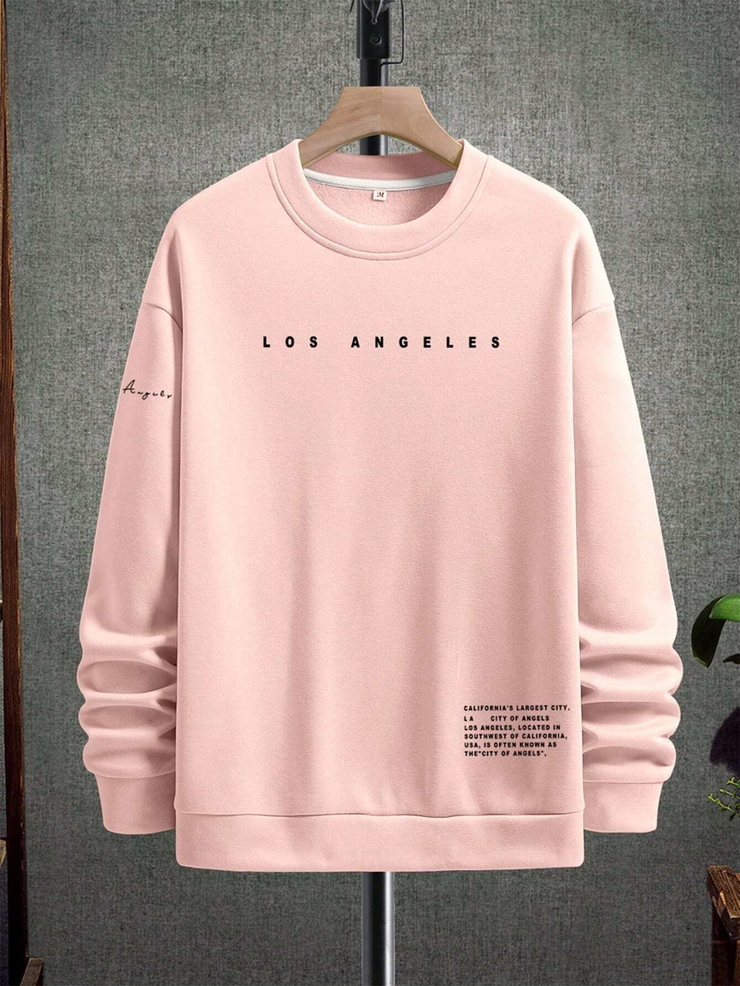 Manfinity Men Slogan Letter Graphic Drop Shoulder Long Sleeve Casual Sweatshirt, Boyfriend Gift