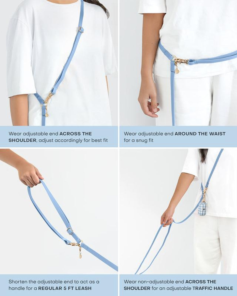 4-In-1 Cloud Hands Free Leash 5/8" Dog Harness Bundle ($108 Value)