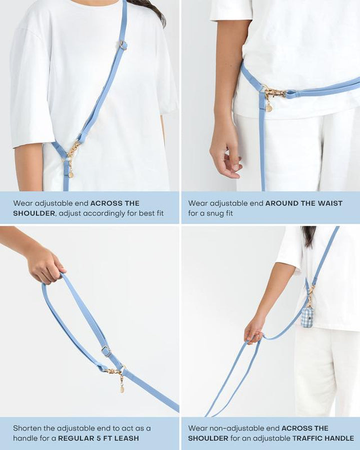 4-In-1 Cloud Hands Free Leash 5/8" Dog Harness Bundle ($108 Value)