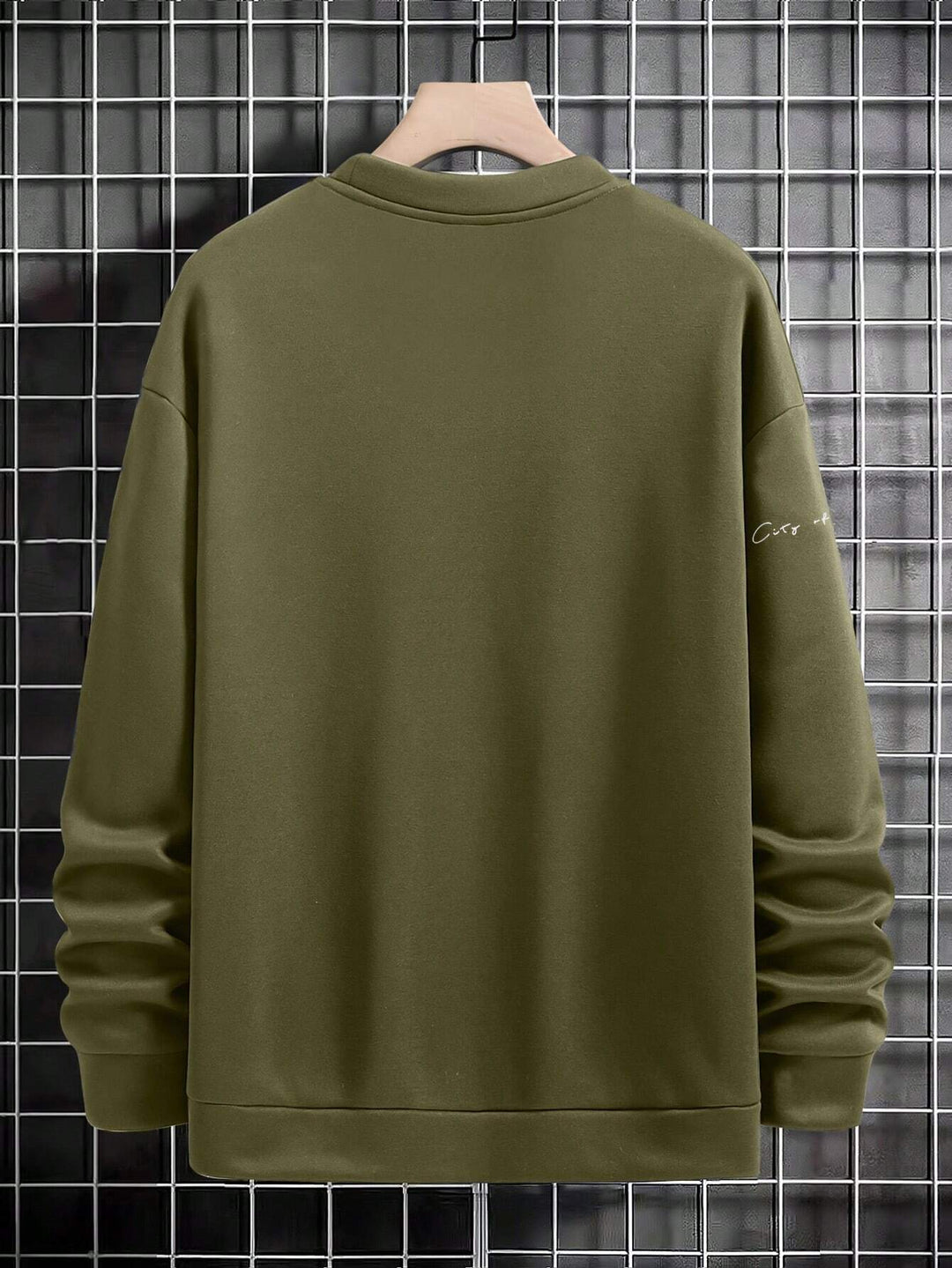 Manfinity Men Slogan Letter Graphic Drop Shoulder Long Sleeve Casual Sweatshirt, Boyfriend Gift